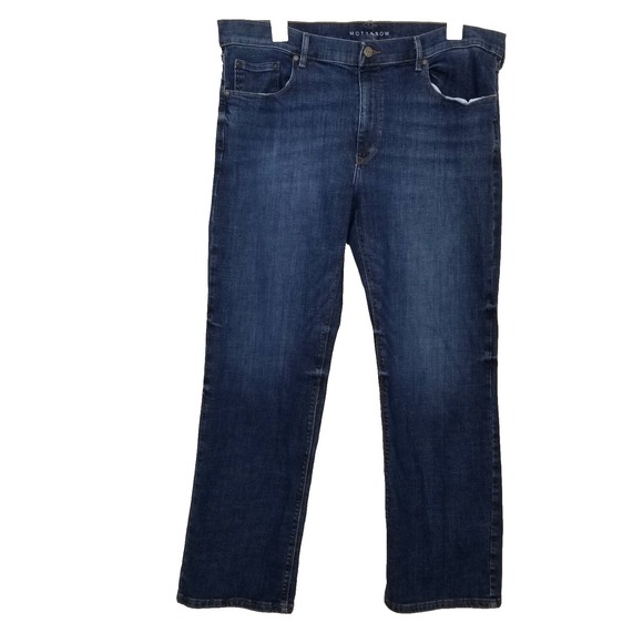 Mott & Bow Other - Mott‎ & Bow Men Straight  Jeans Sz 40 x 32 Blue Denim Classic Stretchy City Work
